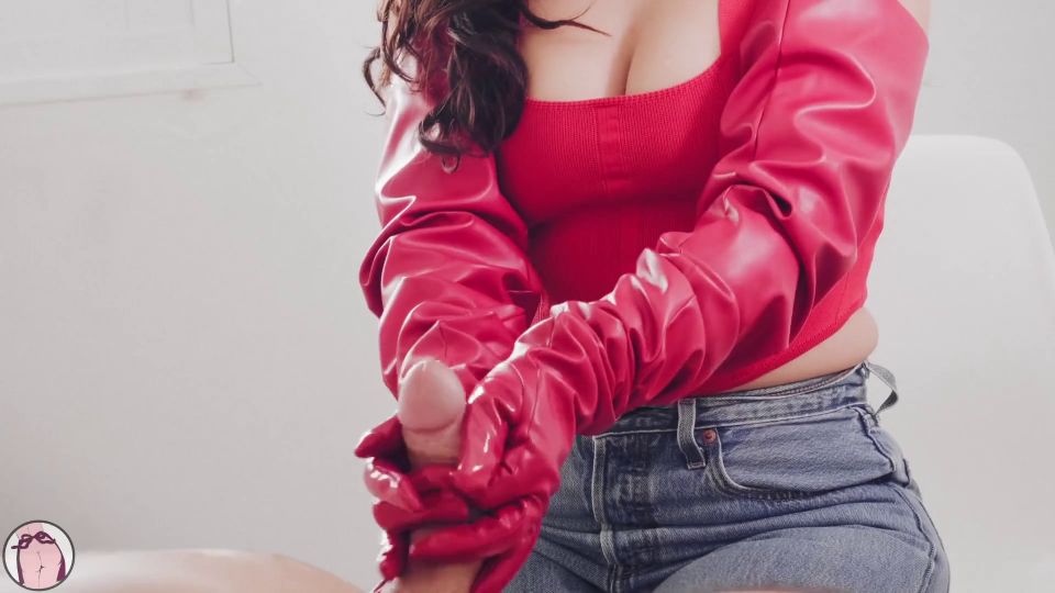6244 Parannaza - Red Gloves Edging Handjob