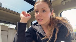 Nadia Foxx Trying out the biggest toy I've ever owned in the backseat of my car!!-3