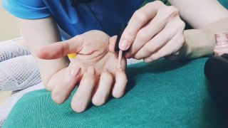 Russian Pantyhose I Painted My Nails. Asmr-6