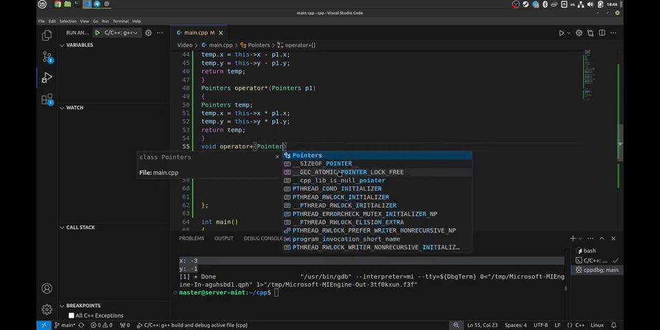 Programming 44 Overload operators