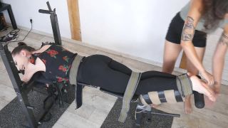 adult video 11 FrenchTickling – Camily Pushes Megarah To Her Ticklish Limits, foot fetish dom on muscle -1