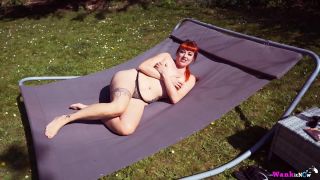 WankItNow – Auburn Fox – Cumming in The Garden Part 1 – Instructions – Medium Nipples, Masturbation Encouragement Femdom!-1