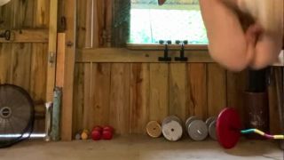 Masturbation Naked Workout RDL and Squats-1