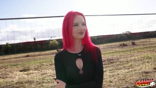 German scout  first t porn casting for skinny redhead teen 18 ....-1