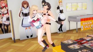 Cartoon Marin Kitagawa Fucked In Manga Store in school uniform HMV-0