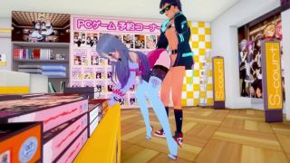 Cartoon Marin Kitagawa Fucked In Manga Store in school uniform HMV-9
