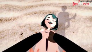 Gwen having sex on the beach  Total Drama  Full and POV on patreon Fantasyking3-2