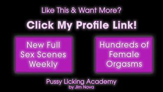 Pussy Licking Academy - Romantic Pussy Licking Before Bed - Real Female Orgasm Pleasure-9
