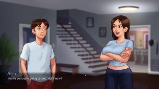 New XXX Games - Jenny Came To My Room In The Middle Of The Night After We Got Back From The Theater -Summertime Saga-7