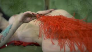 video 1 Miss Ellie Mouse – The Goddess Tickles Herself With a Feather, femdom latex bondage on masturbation porn -5