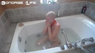 online video 34 BondageLife – Bath time with Greyhound (Head Shaving Edition) on bdsm porn feet fetish sites-3