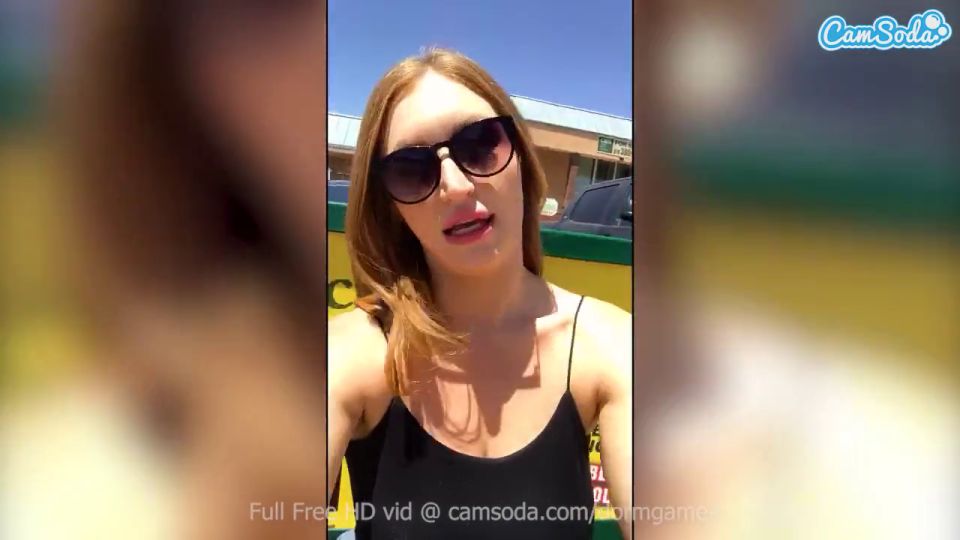 Camsoda  Sexy Hottie Has Some Taxi Masturbation Fun Before Heaindg To T