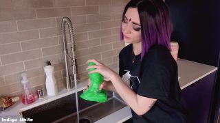 Indigo White Pt 2Raven Washes The Dishes While You Watch¡ (Wholesome) - Indigo White - 1080p-4