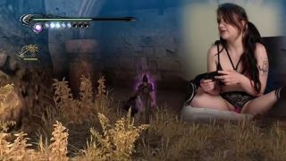 Big Ass Lovense Connected Gaming Sexy Bimbo Plays Bayonetta Episode 4-6