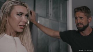 Hot Blonde TS Aubrey Kate Fucks Her Man-0