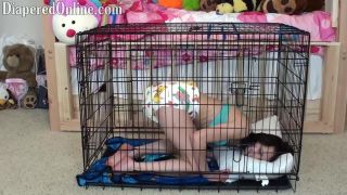 Diaperedonline2Mia Mia Locked in Cage-5