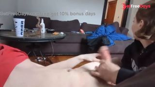 Heather polishes off his Cock before the neighbors even get home-9