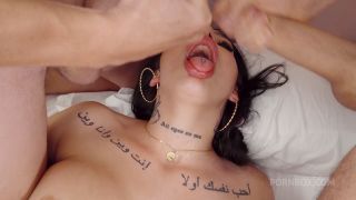 Sexy Nala - First Time Gangbang! Young Tattooed Girl Wants To Try 3 Cocks At Once! Full HD 1080p - Pornbox-9