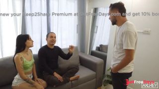 Cuck husband pays the rent with his hotwife-1