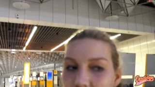Daddys Luder - Spermawalk am Flughafen 1080P - Amateur-8