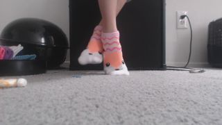 M@nyV1ds - PrincessCica - Modeling Cute Colorful Ankle Socks-0