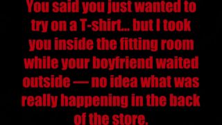 Pure Taboo Cheating Public fitting room quickie -1