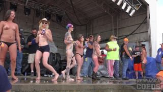 Huge Amateur Wet T Contest At Abate Of Iowa 2016 SmallTits-7