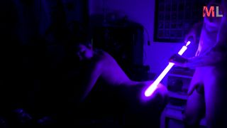 Star Wars Geek Fucks With MasterS Lightsaber 1080p-6