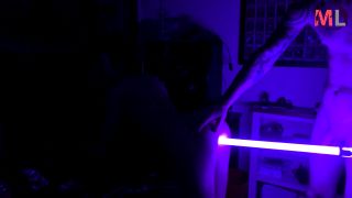 Star Wars Geek Fucks With MasterS Lightsaber 1080p-7