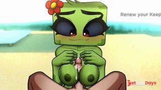 [GetFreeDays.com] Cute Minecraft Girl Flashing Her boobs in the beach - Minecraft Parody Game Hornycraft Gallery Adult Leak June 2023-6