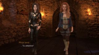 Muscular Men two girls have to suck a goblins fat cock in prison. female voice-3