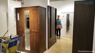 MyFreeCams Webcams Video presents Girl BRITKITTY in Public flashing in IKEA webcam -5