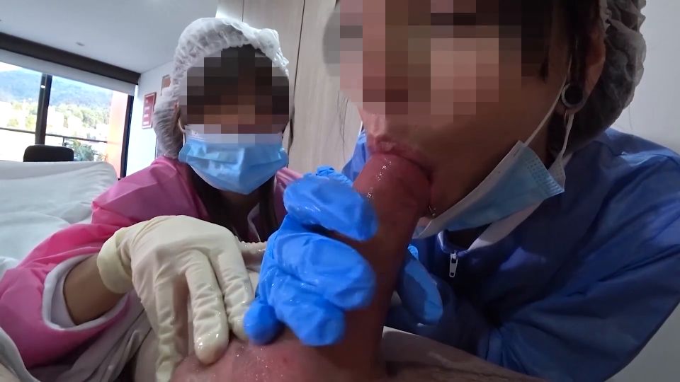 [K2S.CLUB] Public Crazy Place - TWO NURSES decided to try out my NEW DICK in practice - FullHD 1080P