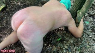 Saint Shinaina: Extreme Woods Femdom Whipping FullHD 2025!-9