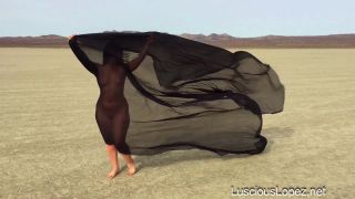 Luscious Lopez[1287957] #bigass #outdoors #windy #longhair #lusciouslopez #naked #nude #sheer [2018-04-03]-9