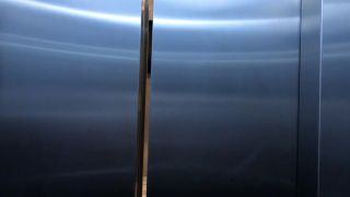 Redkittycat - Risky Sex in the Public Elevator. Rough Sex, Blowjob and Facial -1