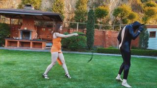 Goddess Naama - Outdoor Obedience Training 1080P - Female domination-1