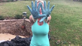 Porn tube BuddahsPlayground - Cleaning Outdoors in Rain Boots-2