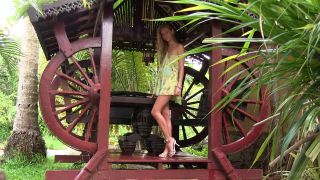 Blonde Teen In A Short Sun Dress In The Bower  Full Video-3