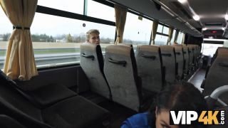 Charlie Dean - VIP4K. Pretty big titted lady is fucking in the bus-0