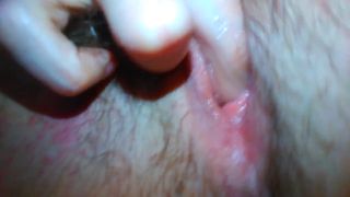 PinkMoonLust - hairy onlyfans girl plays with her small clit (PinkMoonLust)-3