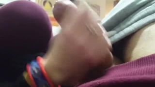 Porn tube Husband Was Horny, But I’m On Period! A Handjob Should Do The Trick!-3