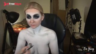 [GetFreeDays.com] Dalmatian Puppy Girl Body-Paint Nude Timelapse Adult Video April 2023-0