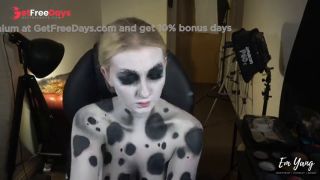 [GetFreeDays.com] Dalmatian Puppy Girl Body-Paint Nude Timelapse Adult Video April 2023-7