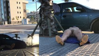 Ivy RosesLaying Blindfolded In Sidewalk-8