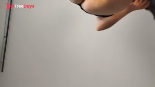 Naughty sexy milf tries on naked clothes. Latina hairy pussy tries on clothes in bed-9