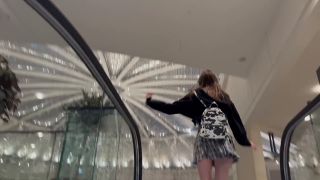 7180 Sexy Girl Flash her Pussy in Shopping Mall Public Tease ...-2