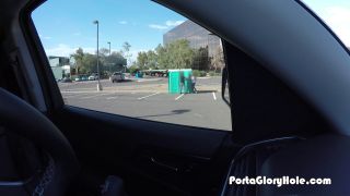 Courtney Loxx - Young Latina swallows cum from strangers in a random parking lot Interview 1080p-6