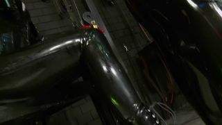Latex Domina Trains her Rubber Gimp bdsm -5