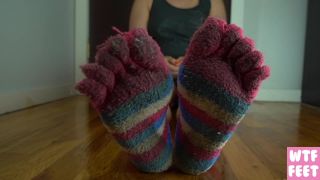 online adult clip 16 WTFfeet – Clean My Filthy Toe Socks 1280×720 HD - sock smelling - feet porn britney amber foot fetish-0